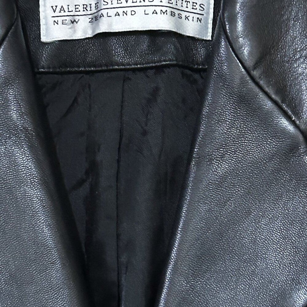 Valerie Stevens lambskin jacket in petite Large - Picture 2 of 3